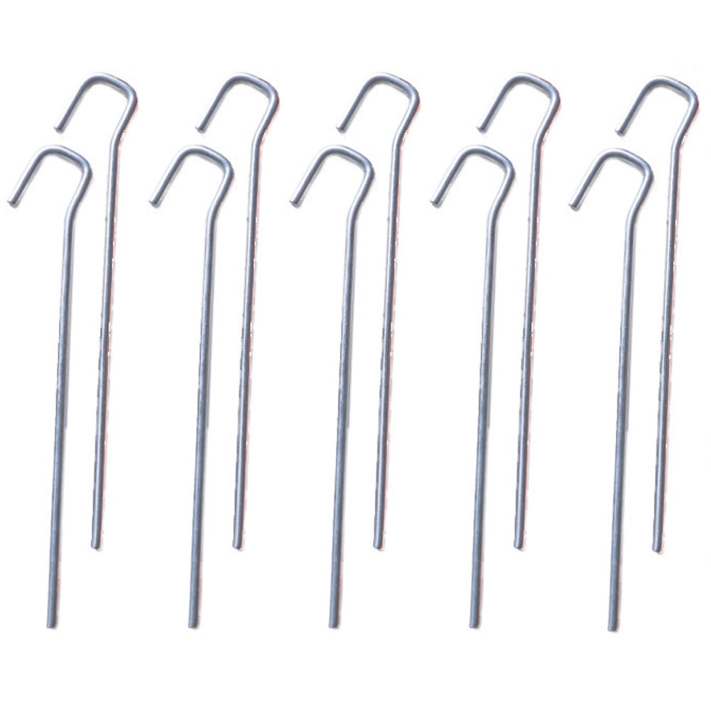 Steel Ground Pegs (Set of 10)