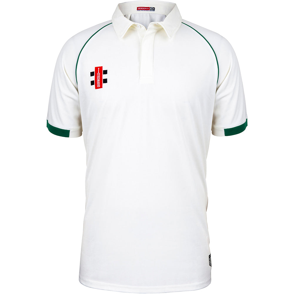 Gray Nicolls Matrix V2 Short Sleeve Shirt Senior (Large, Colour)