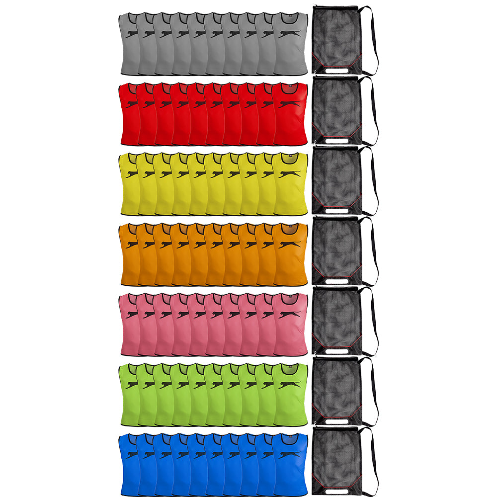 Slazenger Training Bibs & Storage Bag Pack